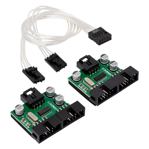 USB2.0ヘッダー 4分配ハブ