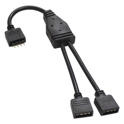 RGB LED用2分岐ケーブル 15cm