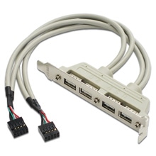 USBリアスロット 4ポート