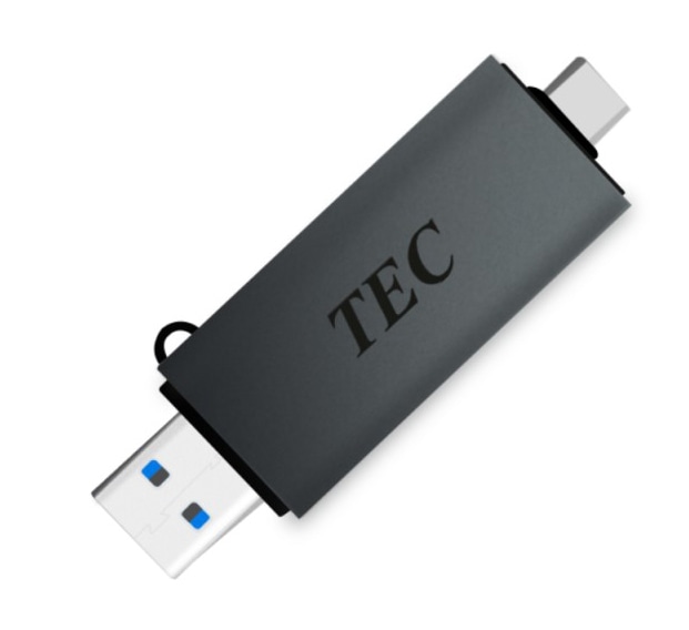 USB-CとUSB3.2接続対応 2-in-1カードリーダー