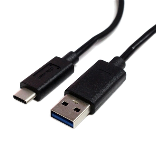 USB3.1 C to Aオス型通信＆充電ケーブル 90cm 5Gbps 出力3A