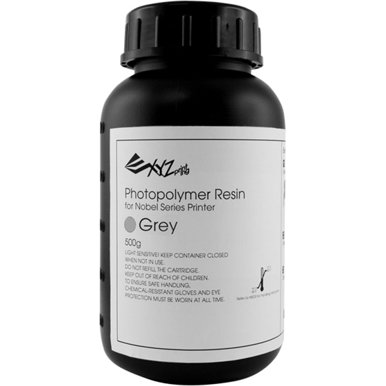 ノーベル1.0用レジン 1L（500ml×2） グレー