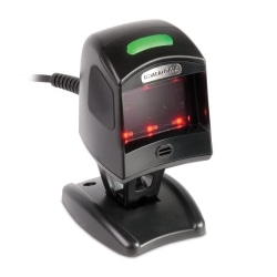 定置式バーコードリーダー Magellan 1100i 1D 標準スタンド付 ブラック キーボード I/F