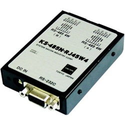 RS232C⇔4線式RS485変換器（ACアダプタ仕様） Dsub9P（メス/インチ）⇔RJ45×2