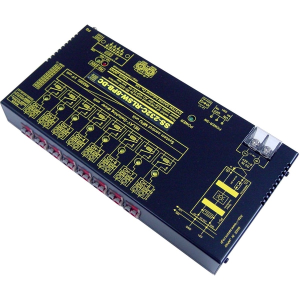 RS232Cリレースイッチユニット（DC10-32V仕様）【独立8ch】[ブレーク（b)接点x8〕