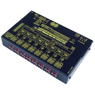 RS232Cリレースイッチユニット（ACアダプタ仕様）【独立8ch】［ メイク（a）接点x4ch 、ブレーク（b）接点x4ch】