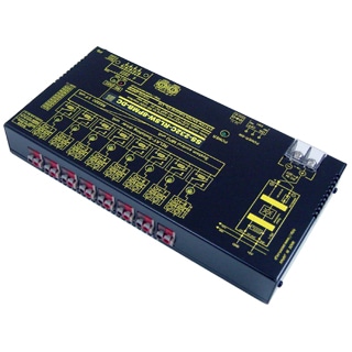 RS232Cリレースイッチユニット（DC10-32V）【独立8ch】［ メイク（a）接点x4ch 、ブレーク（b）接点x4ch】