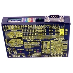 RS232C⇔RS422&485変換器 （ACアダプタ）【1台2役 複数のコネクタで多様な作業環境に対応】Dsub9P⇔Dsub9P端子台8P/RJ45