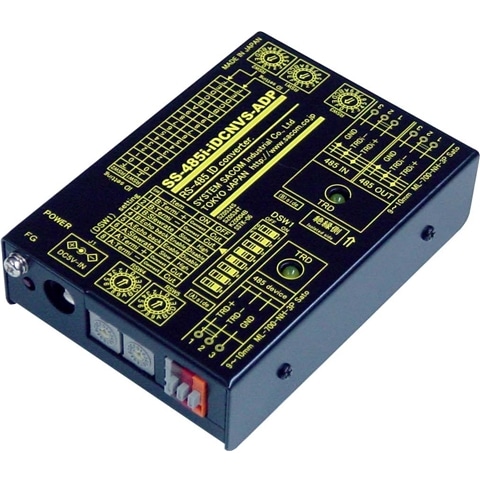 2線式RS485 IDコンバーター ID付加・ID削除（データフォーマット変換）器【絶縁タイプ】（ACアダプタ仕様）端子台3P⇔端子台3P＋3P