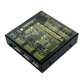 3ch入力→RS485変換器（ACアダプタ仕様）【絶縁タイプ】【入力方式： 無電圧接点、オープンコレクタ、スイッチ 、TTLその他】3ch長距離I/O転送システム[Inputタイプ]