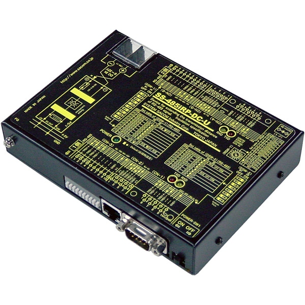 RS485中継器（DC10-32V仕様）【絶縁タイプ】 Dsub9P（オス/インチ）/RJ45/端子台10P（スクリューレス）