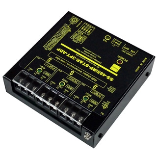 RS485リピータ-ハブ（ACアダプタ仕様）【絶縁タイプ】 RS485スター接続ハブ 端子台3P（M3ネジ）x3