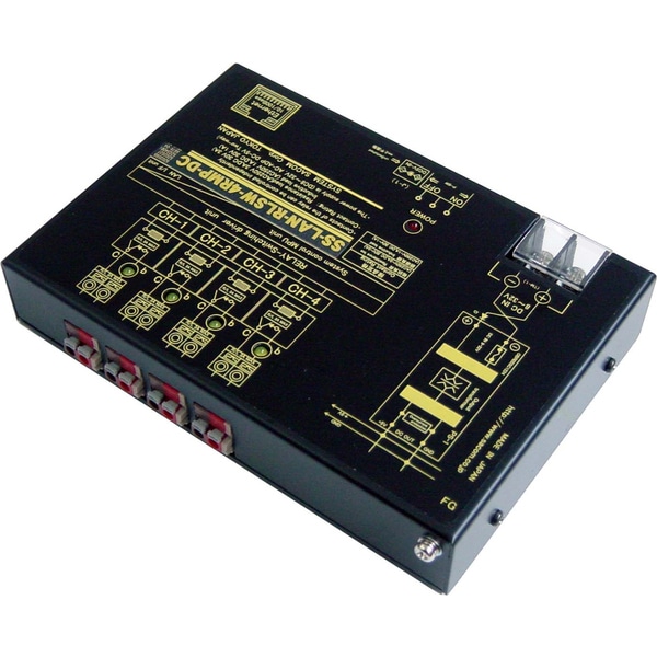 LANリレースイッチユニット（DC10-32V仕様）【独立4ch】［メイク（a）接点x4］