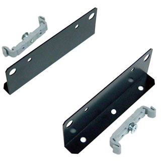 DINレールアダプタ付属L型取付金具 KSシリーズ取付金具 L型・2枚1組・ビス4本・DINレールアダプタ2個