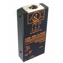 USB(VCOM)⇔RS485変換器（USBバスパワー）【絶縁タイプ】【プロ・オーディオ制御用XLR332コネクタ仕様USB⇔XLR332】