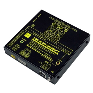 USBリレースイッチユニット（USBバスパワー/ACアダプタ仕様）【独立2ch】[abc接点x2ch]