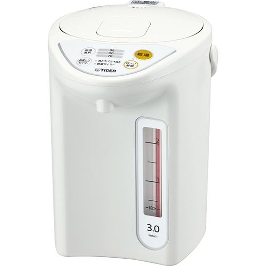 マイコン電動ポット 3.0L ホワイト