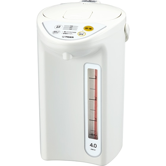 マイコン電動ポット 4.0L ホワイト