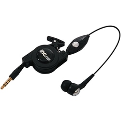 iPhone用モノラル巻き取りハンズフリー