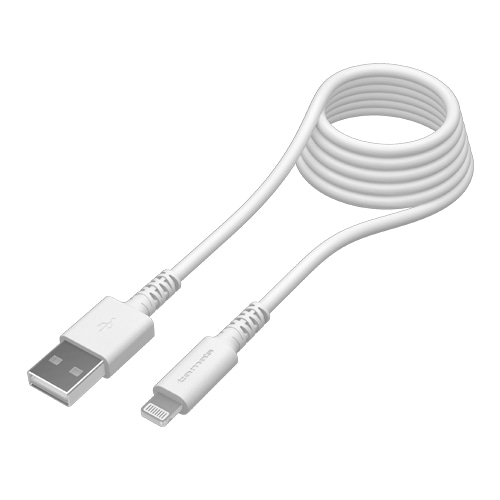 Lightningケーブル 2.0m 抗菌 ホワイト