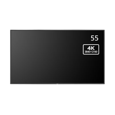 液晶ディスプレイ 55型/3840×2160/HDMI、DisplayPort/スピーカー：なし/3年保証