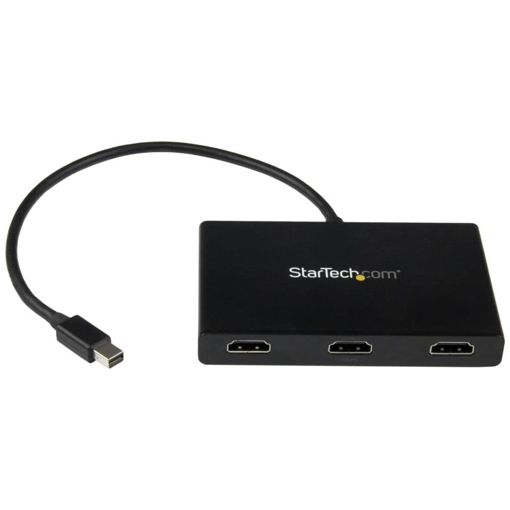 3ポートMSTハブ　Mini DisplayPort - 3x HDMI マルチモニタースプリッタ　ミニディスプレイポート（オス） - 3x HDMI（メス）　4K対応　Windowsのみ対応　保証期間： 3年間