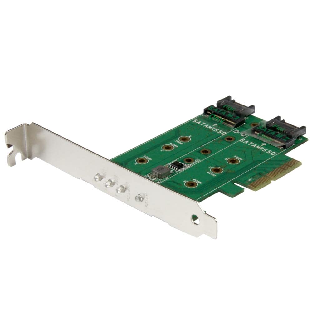3ポート M.2 SSD(NGFF) アダプタカード 1ポート PCIe (NVMe) M.2 / 2ポート SATA 3.0 M.2 PCIe 3.0 PCI Express 3.0 M.2 NGFFカード　保証期間： 2年間