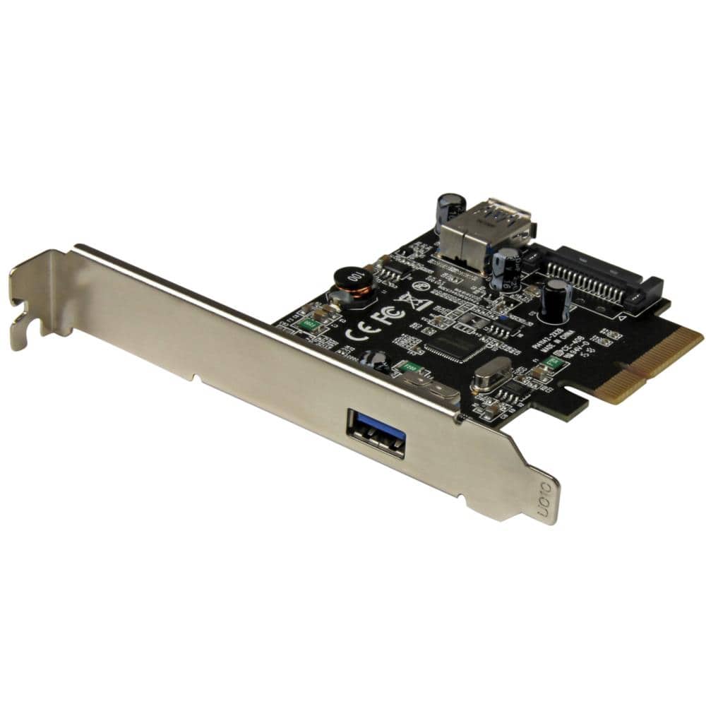 2ポートUSB 3.1(10Gbps)増設PCI Expressカード　USB Type-A(外部ポート x1/ 内部ポート x1)　USB 3.1 Gen 2対応　保証期間： 2年間