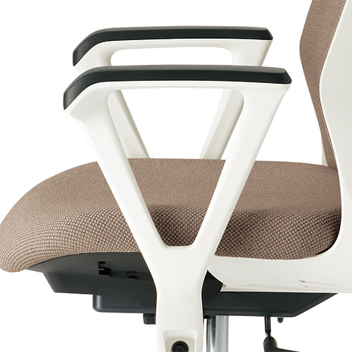 事務イス Fita2 ループ肘 KB-FTA2-WH