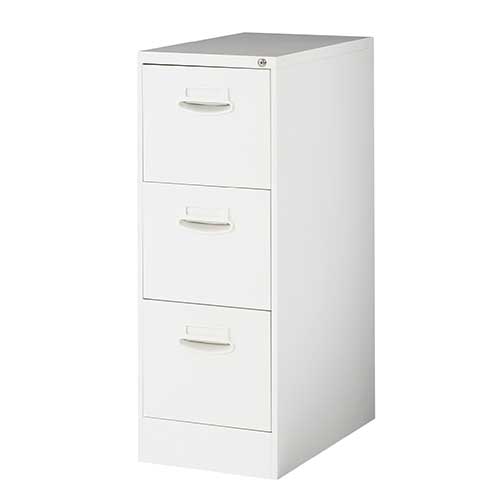 ファイリングキャビネット QE-N-A4-3 WH