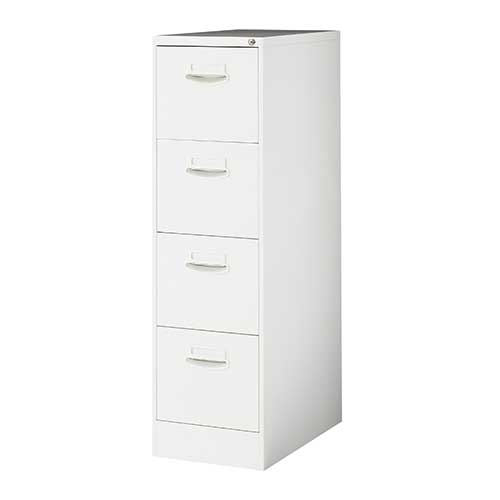 ファイリングキャビネット QE-N-A4-4 WH