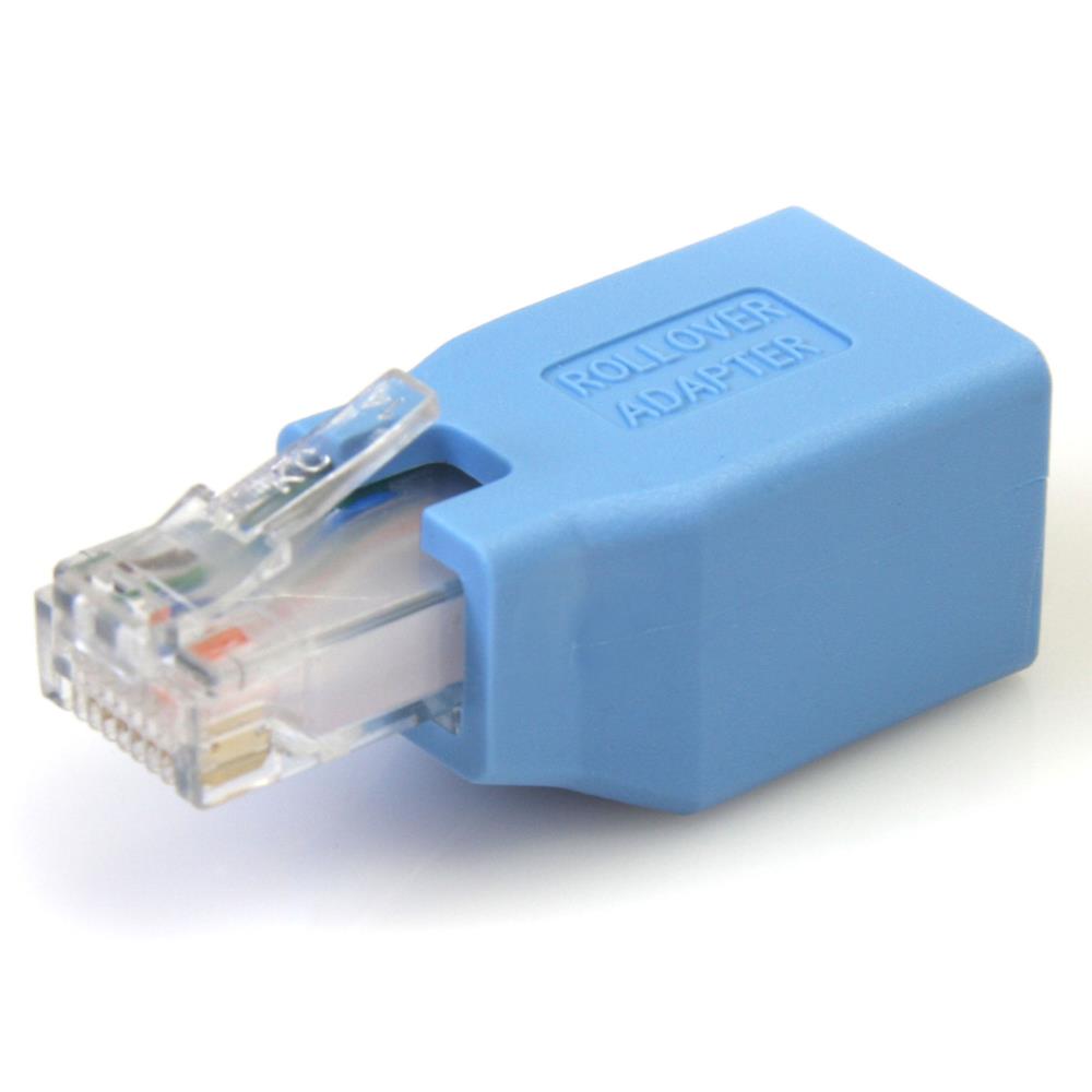 Ciscoコンソール ロールオーバーアダプタ　RJ45/メス - RJ45/オス　保証期間： 永久保証