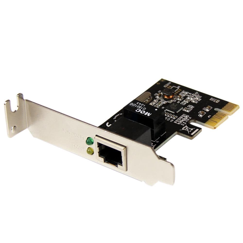 ギガビットイーサネット 1ポート増設PCI Expressインターフェースカード　1x Gigabit Ethernet 拡張用PCIe LANカード/ボード　PCIe対応Gigabit NIC ネットワークカード　ロープロファイル　保証期間： 2年間