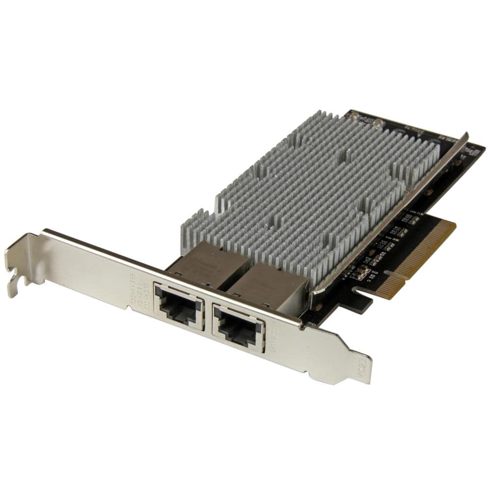 10GBase-T Ethernet 2ポート増設PCI Express対応LANカード　Intel X540チップ使用10ギガビットイーサネットNIC　保証期間： 2年間