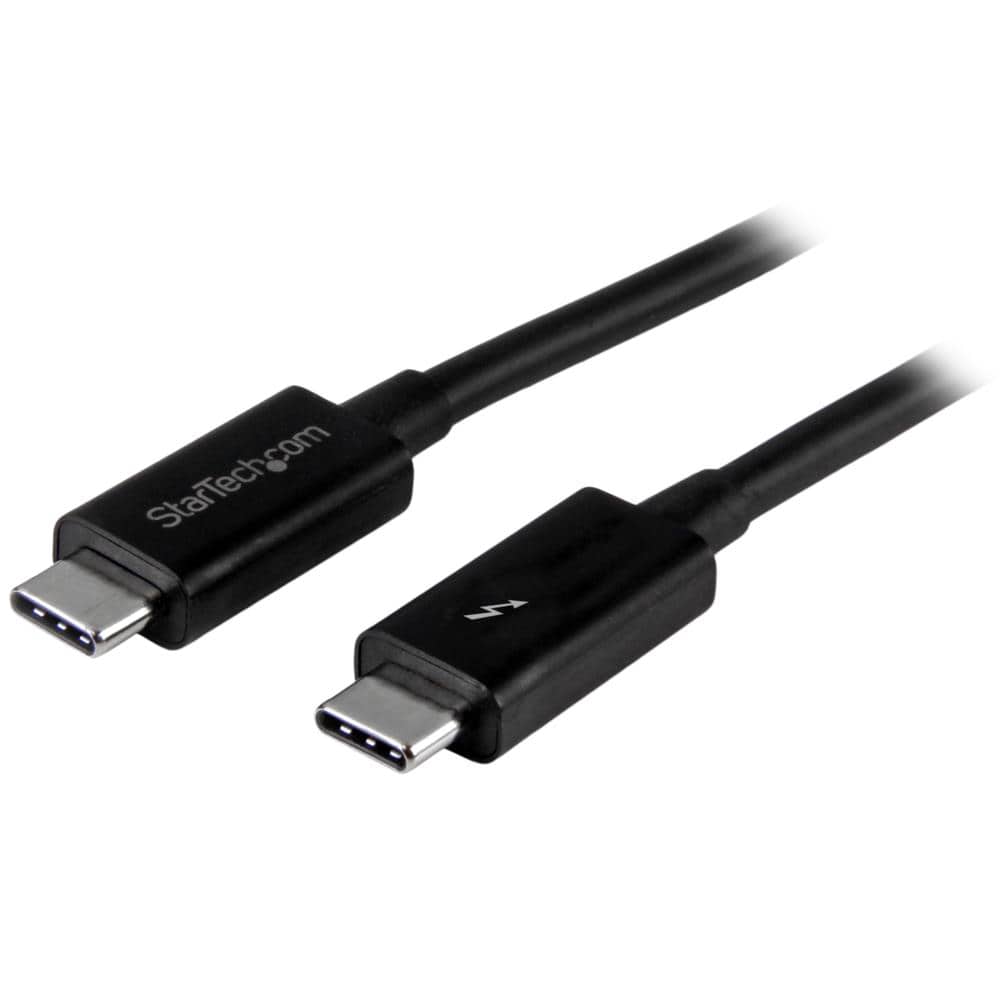 2m Thunderbolt 3 (20Gbps) USB-C ケーブル　サンダーボルト/ USB/ DisplayPort に対応　保証期間： 2年間