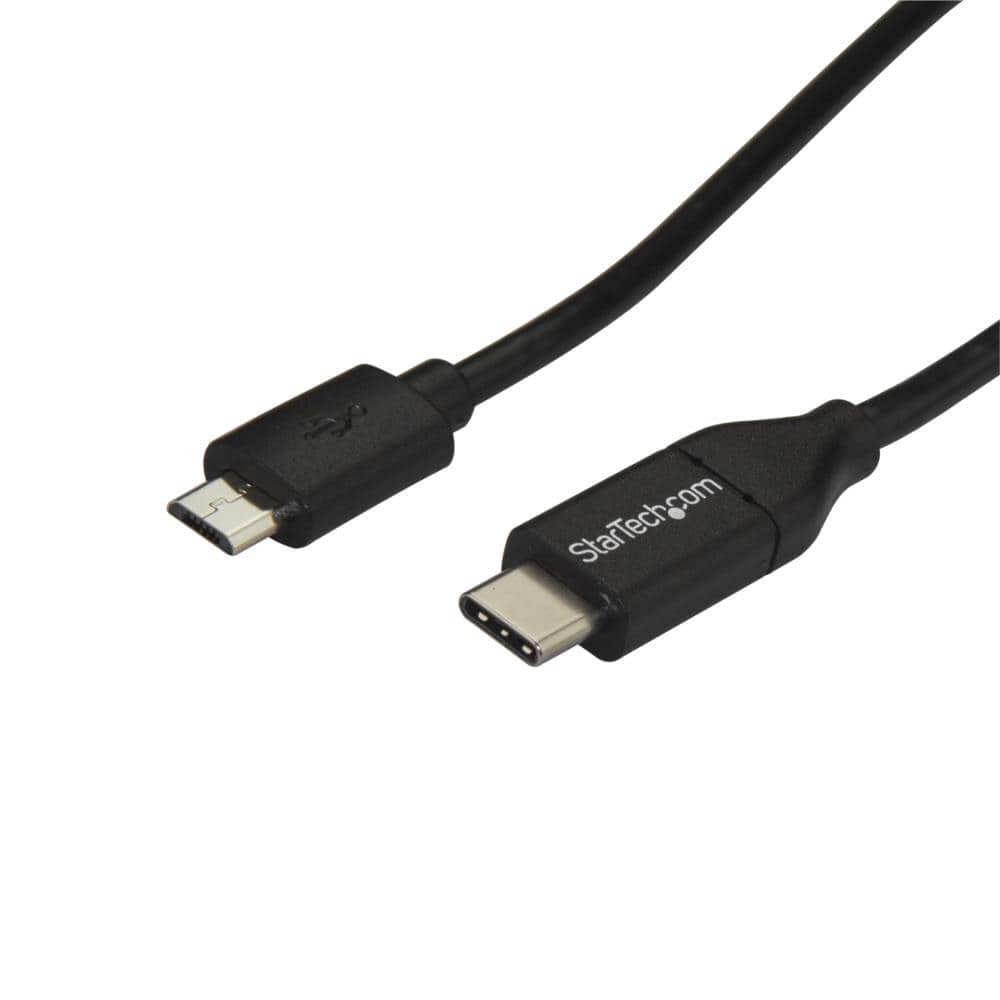 1m USB 2.0ケーブル　USB Micro-B オス (5ピン) - USB Type-C オス (24ピン)　リバーシブルデザイン　USB 2.0/ 480Mbps　保証期間： 永久保証