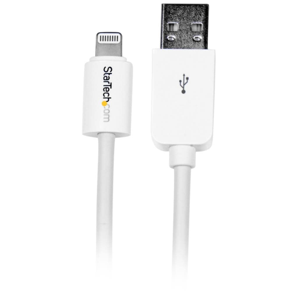 3m iPhone/ iPod/ iPad対応Apple Lightning - USB ケーブル　ホワイト　ライトニング 8ピン(オス)－USB A(オス)　充電&同期用ケーブル　保証期間： 2年間