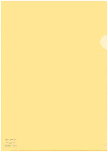 クリヤーホルダー　Ａ４　黄　１０枚入×１０