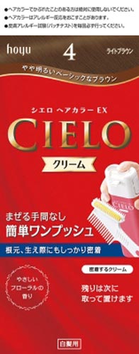 シエロ　ヘアカラーＥＸクリーム　４