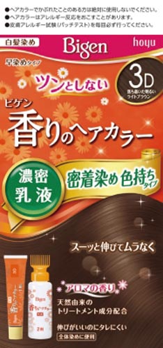 ビゲン　香りのヘアカラー　乳液　３Ｄ