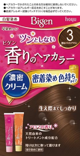 ビゲン　香りのヘアカラー　クリーム　３