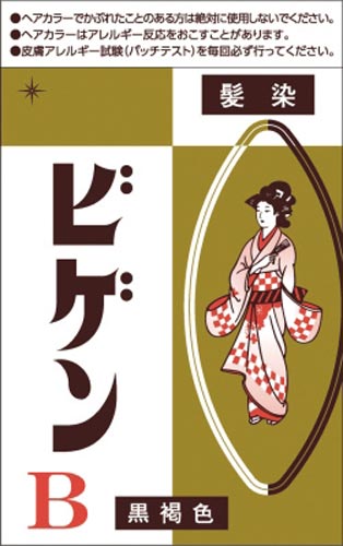 ビゲン　Ｂ　自然な黒褐色　６Ｇ