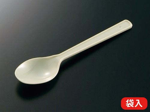 スプーン　１４０ｍｍ　白　個包装　３０００本入