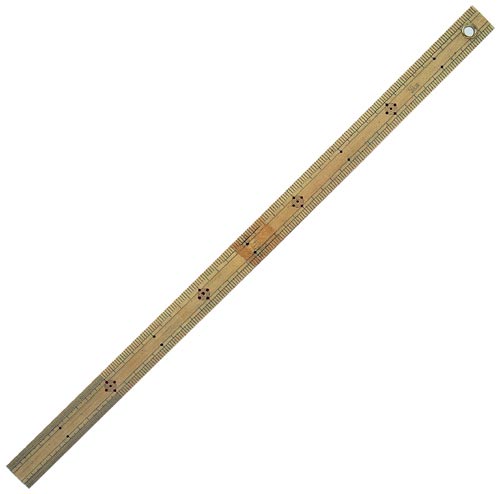 竹製ものさし　５０ｃｍ　ハトメ付