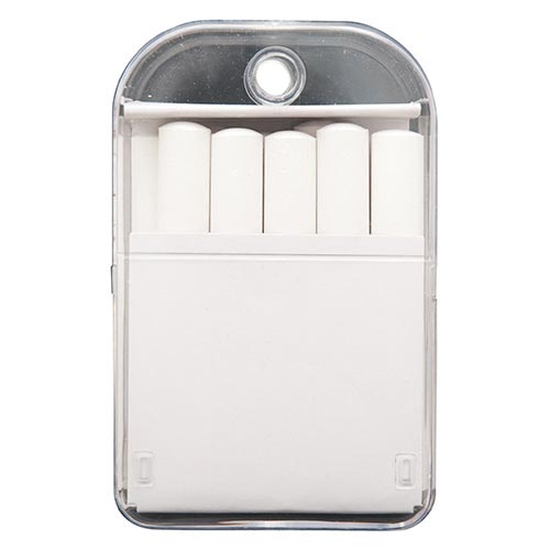 工事用　チョーク　白　１０本入　プラケース付