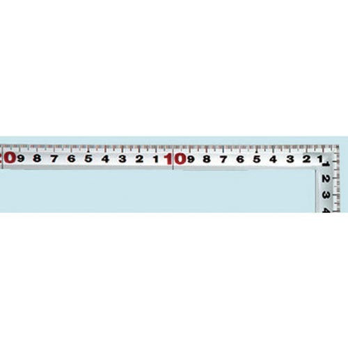 曲尺角厚　シルバー　３０ｃｍ　表裏同目　ＪＩＳ