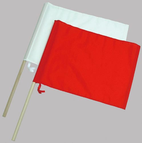 旗　工事用　ナイロン製　２本組　小