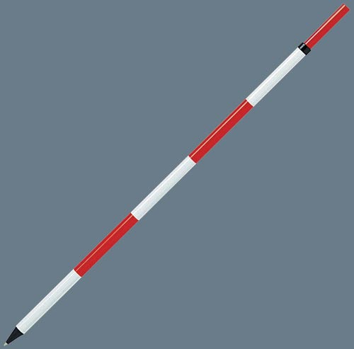 ポール　アルミ製　２ｍ　２段