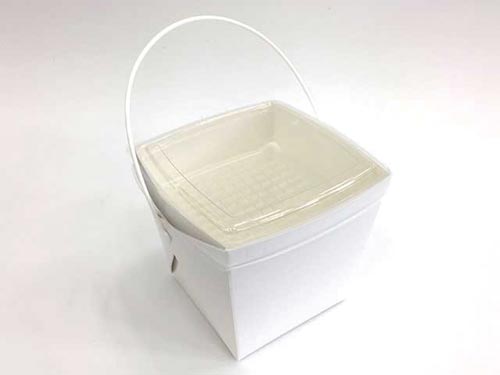 紙製容器デリメイト　ＴＫ１２５　白　２４０枚入