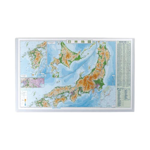 学習マット　日本地図